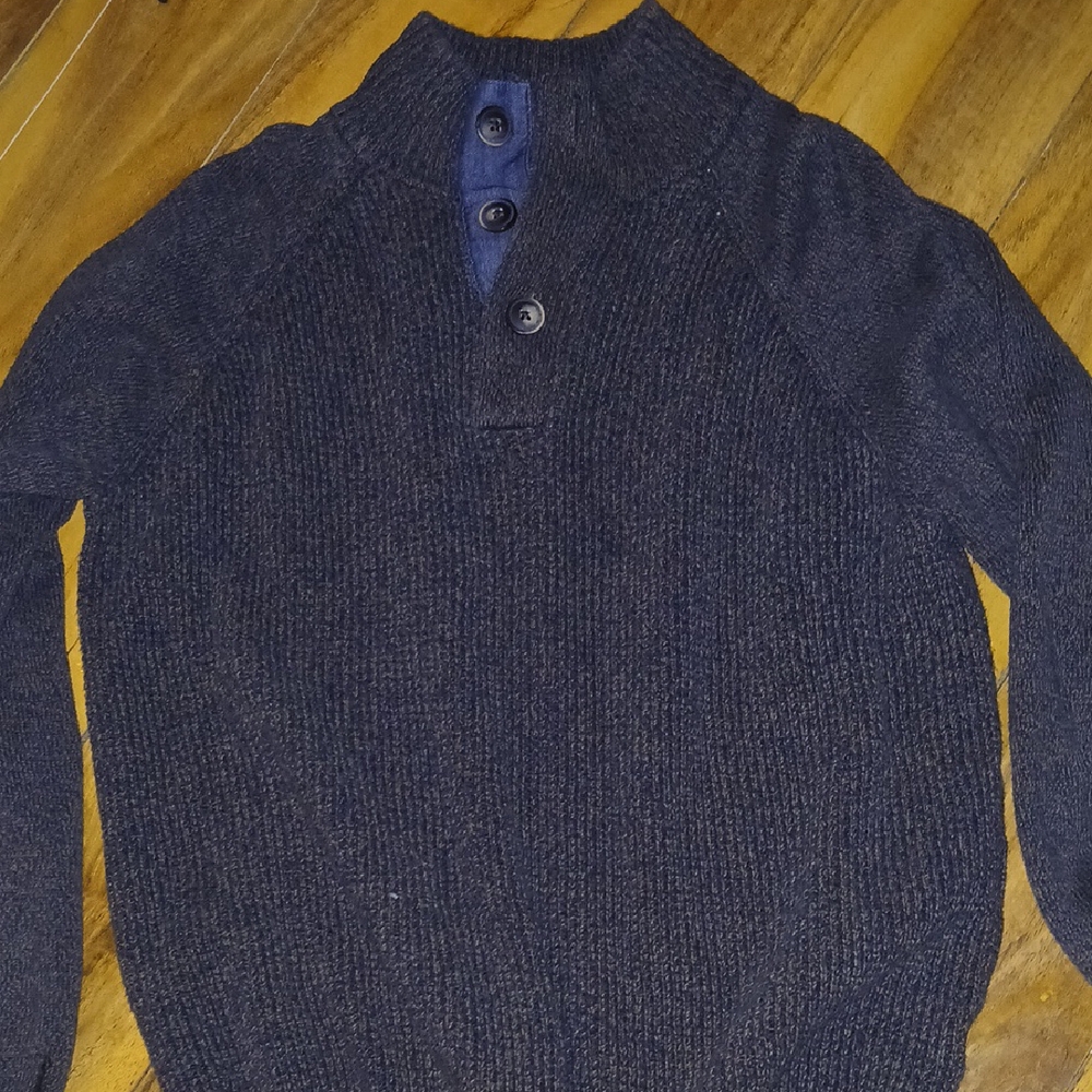 Weatherproof Blue Crewneck Sweater Classic Knit